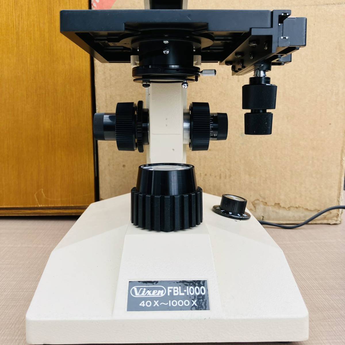  original tree box out box attaching large microscope research for FBL-1000 Vixen Vixen living thing microscope research for university 