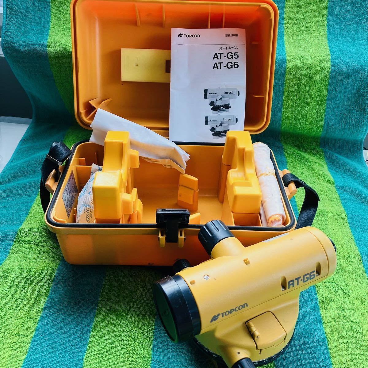 TOPCON オートレベル AUTO LEVEL AT-G6 測量 オートレベル 測量機器