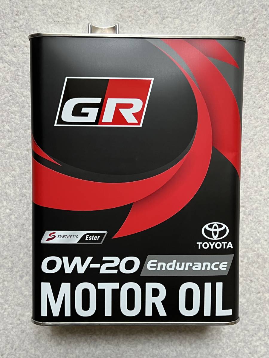 【4L】 GR MOTOR OIL Endurance 0W20 4L×1缶 TOYOTA GAZOO Racing トヨタ純正 全合成油 エンデュランス⑦_画像1