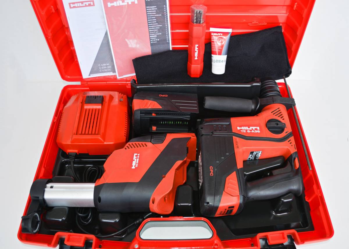HILTI(ヒルティ)《TE6-A36 AVR 03 DRS》集じん装置付充電式ロータリー