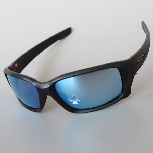 贈り物 Straightlink OAKLEY オークリー サングラス 偏光 青 黒 ブルー