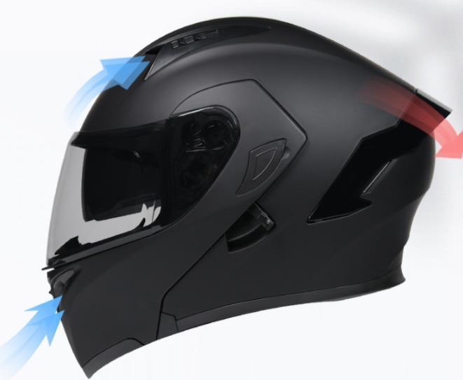 システムヘルメット バイクヘルメット フルフェイスヘルメット オープンフェイスヘルメットORZ 3色選択可-サイズ：XL_画像2
