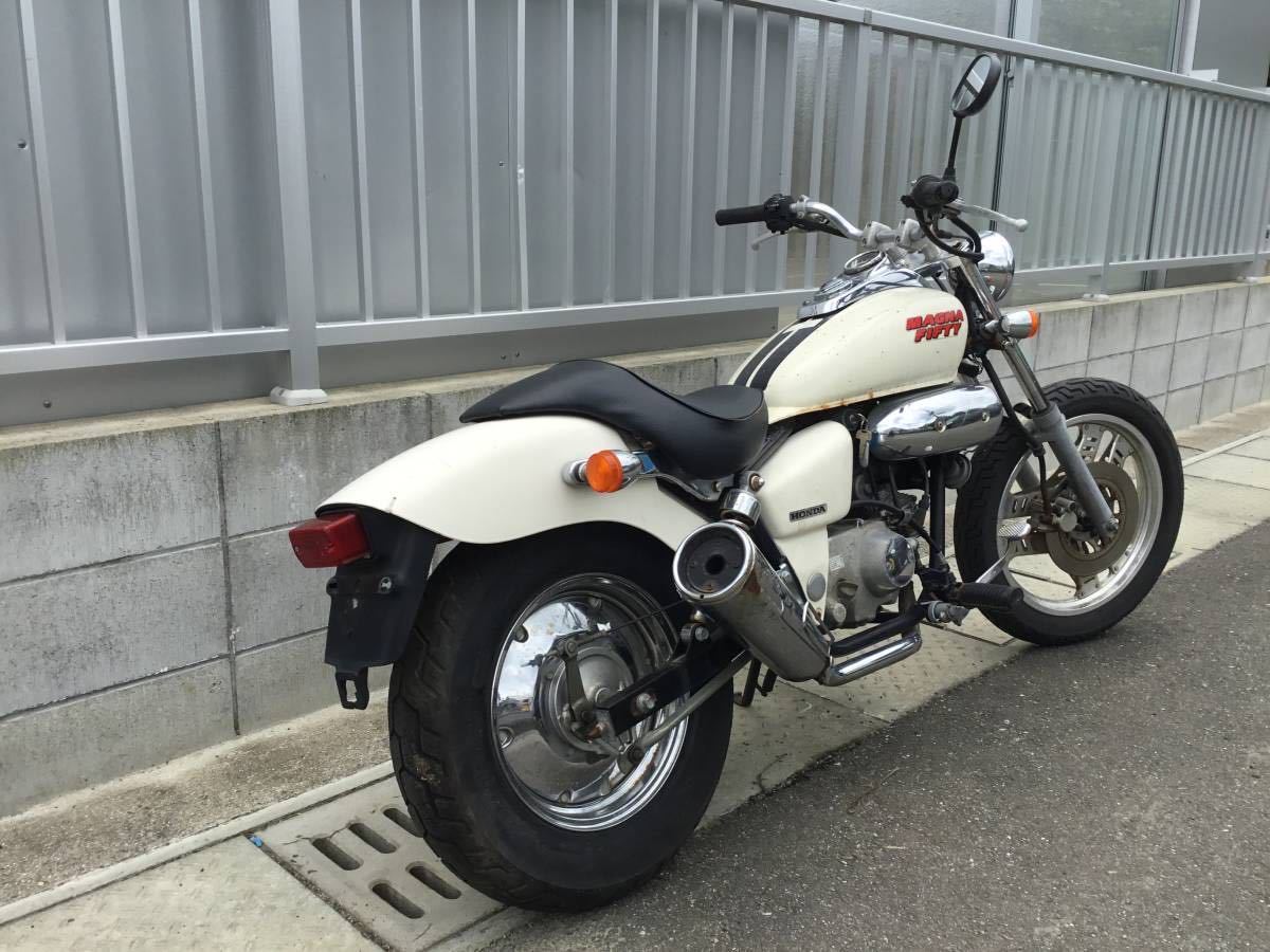 マグナ50 福岡 HONDA 50cc アメリカン 原付 ギア付き マグナ50 福岡 HONDA 50cc アメリカン 原付 ギア付き
