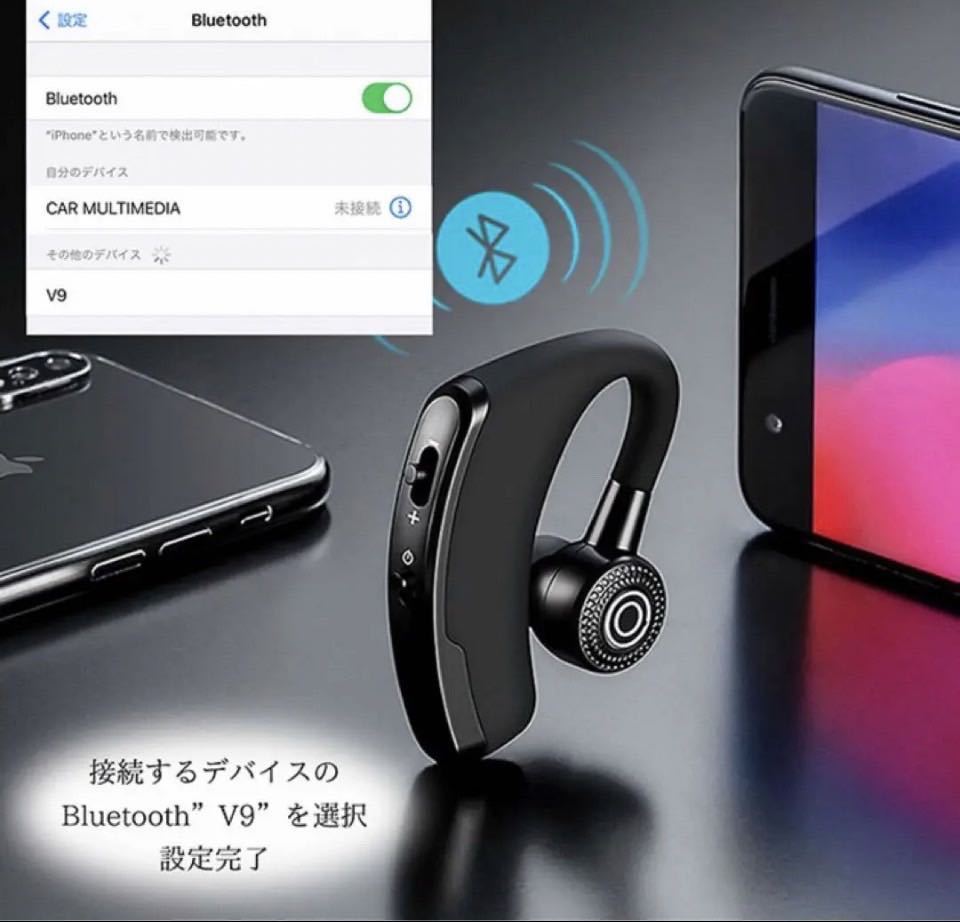 安心匿名配送 片耳　Bluetooth ワイヤレスイヤホン　ハンズフリー通話　ワイヤレスイヤホン Bluetoothイヤホン 片耳_画像6