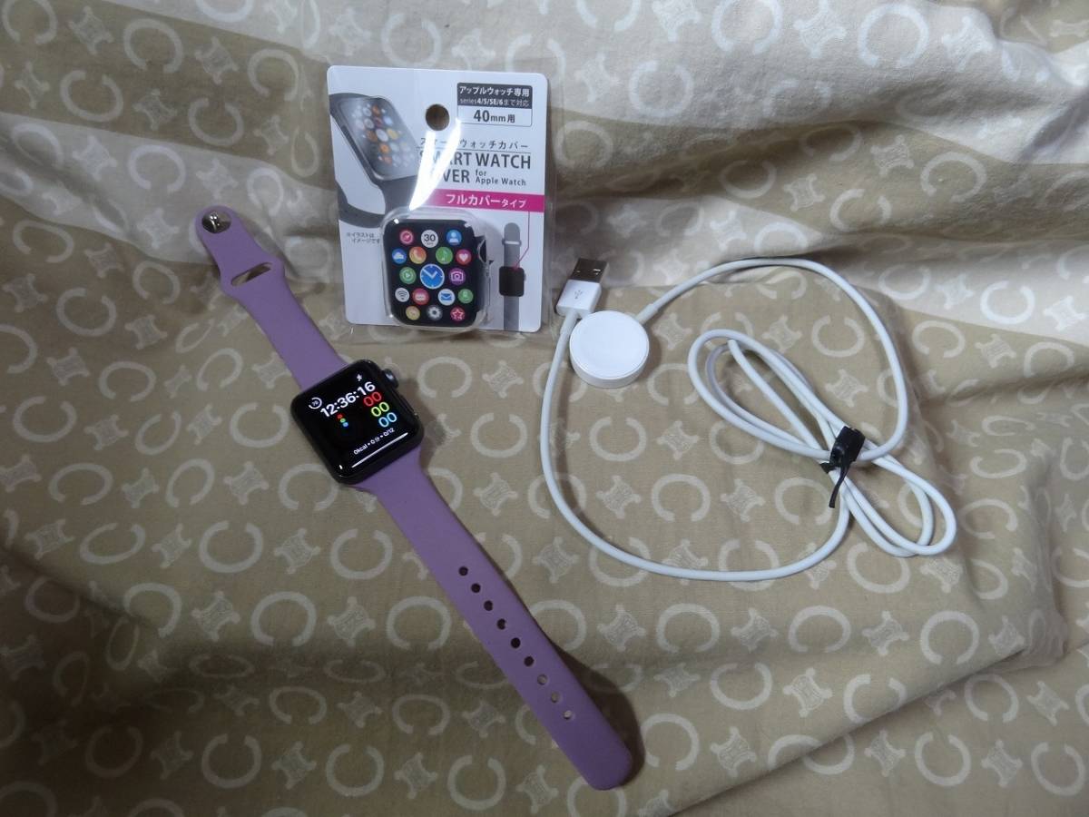□ Apple Watch Series 3 38mm Cellular モデル スペースグレイアルミ