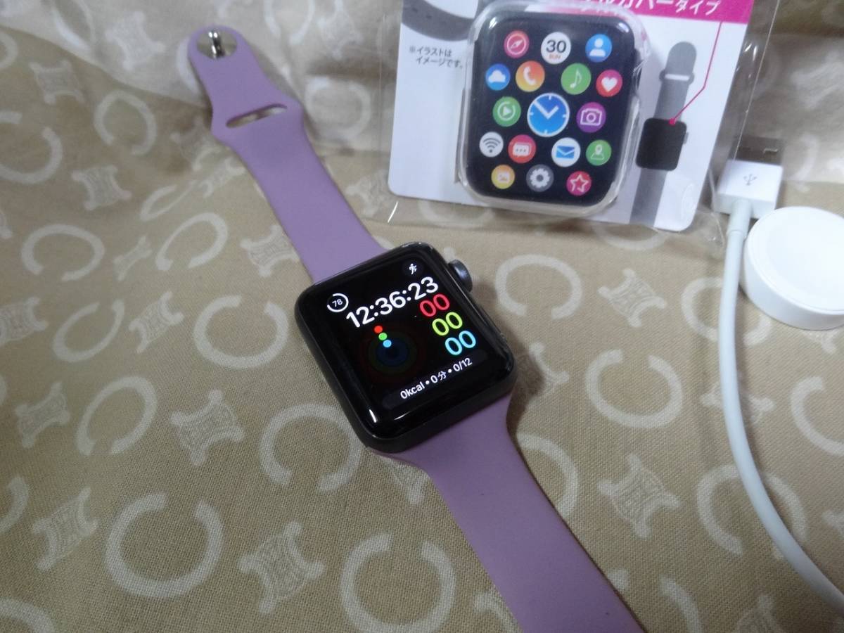 □ Apple Watch Series 3 38mm Cellular モデル スペースグレイアルミ
