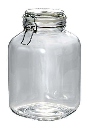 パール金属 梅酒瓶 果実酒びん 3L 3000ml ガラス製 角型 保存 ビン イタリアーナ L-10083.0L_画像1