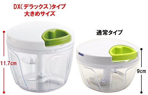 K&A みじん切り器 ぶんぶんチョッパー 3枚刃 デラックス 大きめ700ml_画像3