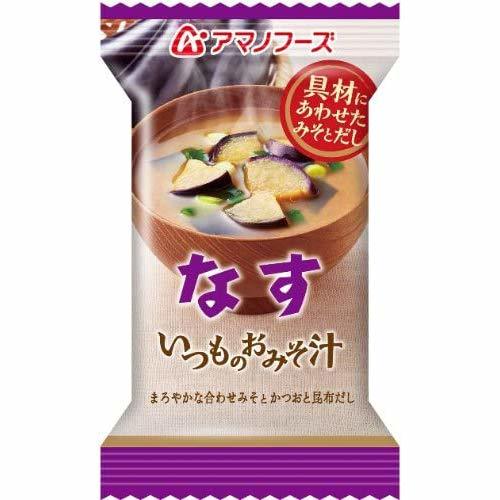 [ set commodity ]amanof-z always. . miso soup eggplant 9.5g ×20 piece 