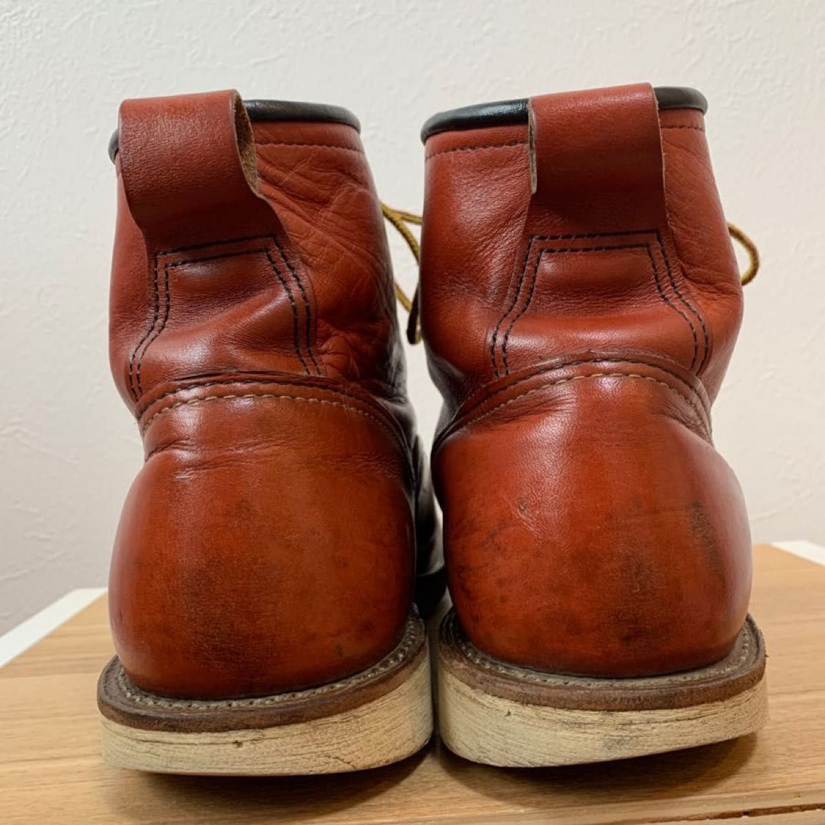 ◆レッドウィング REDWING ラインマン ブーツ 靴 赤茶 メンズ 2907 箱付　サイズ:US9D  UK8  27.0cm