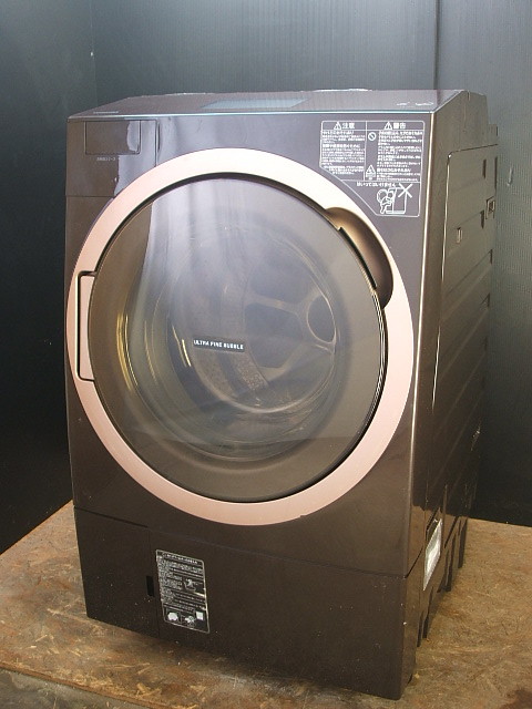 東芝 保証付 温水 ウルトラファインバブル ドラム洗濯機 TW-117X6L