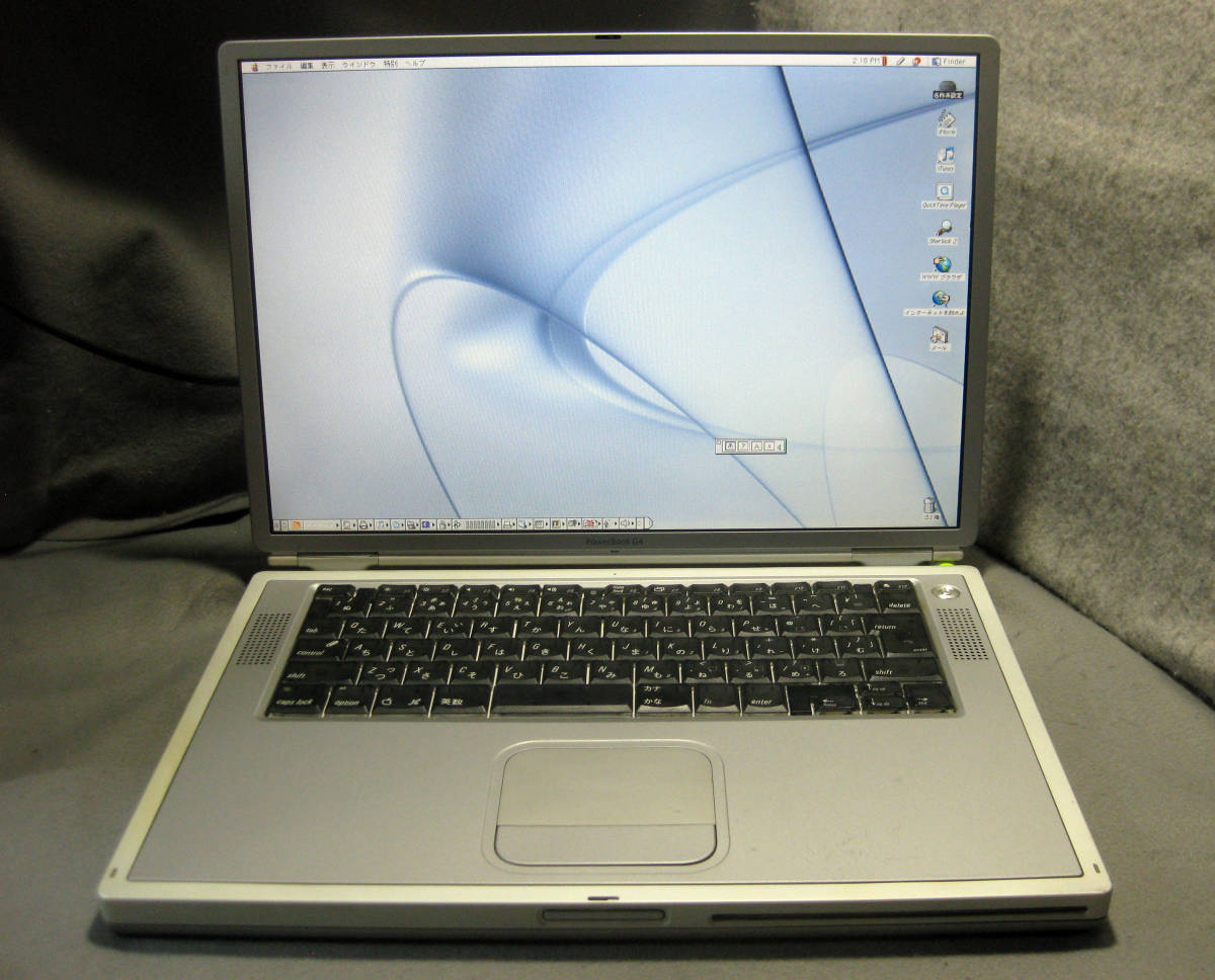 m684 Powerbook G4 Titanium A1025 1.0GHz os9.2.2単独 +10.2.3 _画像1