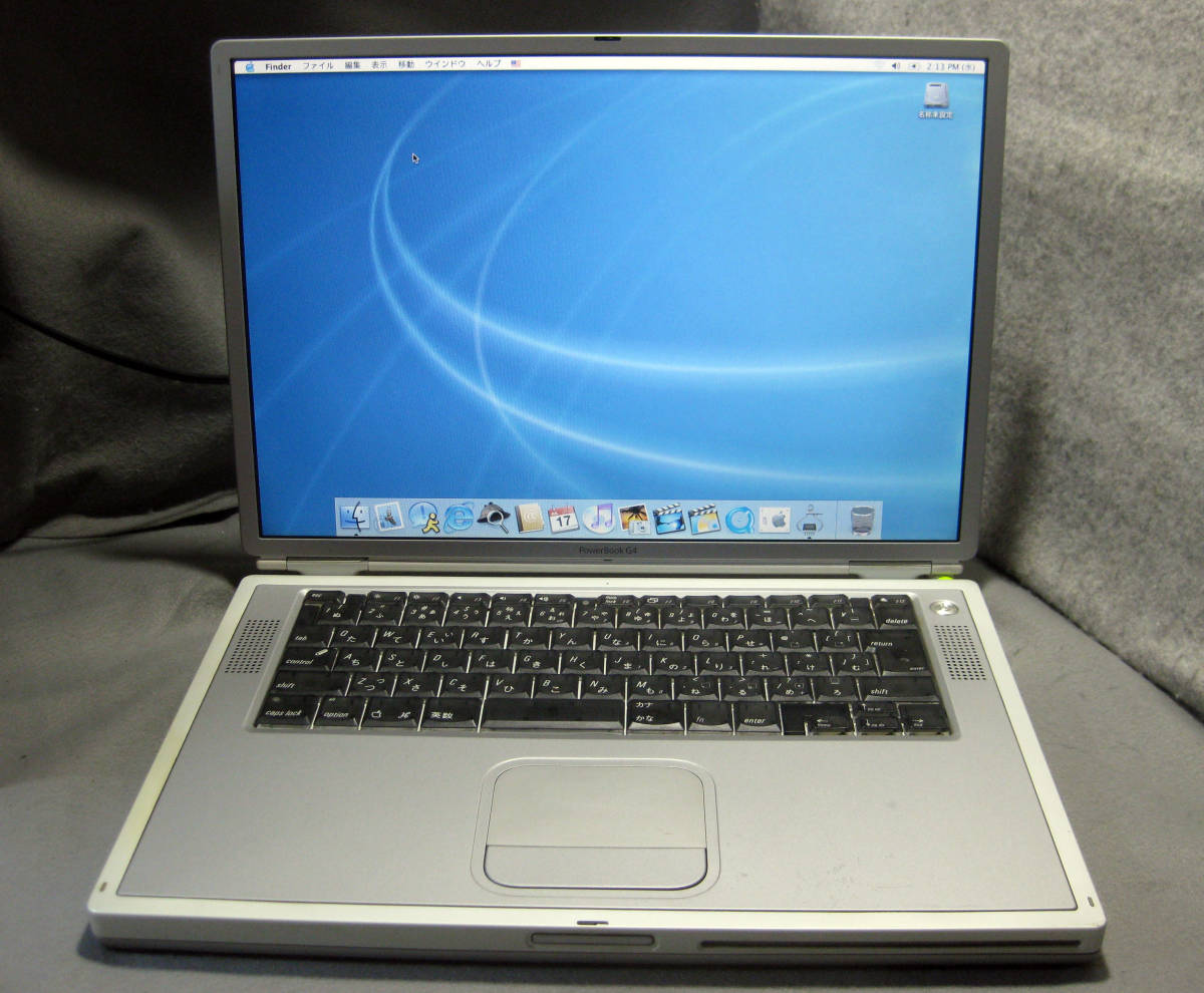 m684 Powerbook G4 Titanium A1025 1.0GHz os9.2.2単独 +10.2.3 _画像2