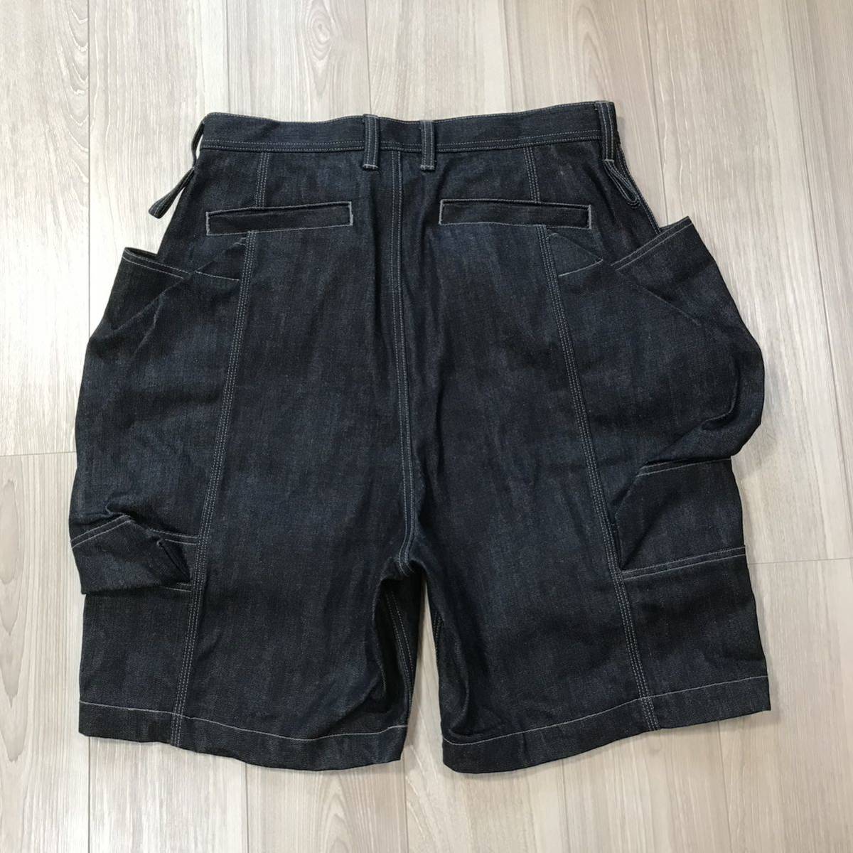 TROVE GEAR HOLIC BIG POCKET SHORTS 4 XL L トローブ トローヴ ビッグ ポケット デニム ショーツ ショート パンツ 岡部文彦 ギアホリック
