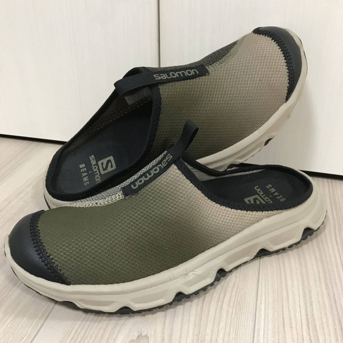 冬バーゲン☆】 SLIDE RX BEAMS SALOMON 3.0 迷彩 スニーカー サンダル