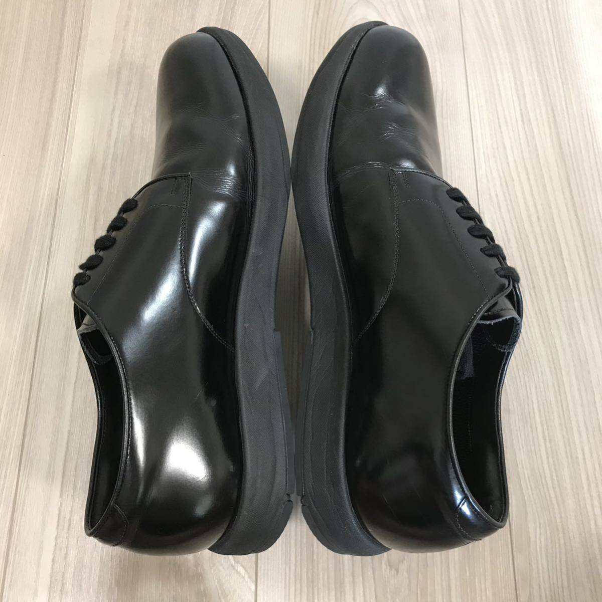 asics UNITED ARROWS GEL GORE-TEX アシックス ゴアテックス ドレス ビジネス プレーン トゥ レザー レザー 別注 コラボ 革靴 ブラック