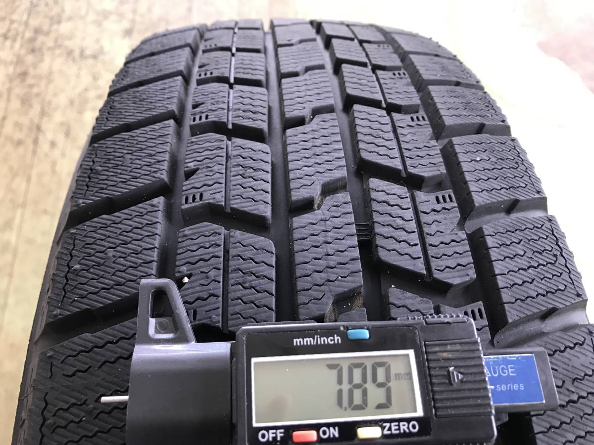 スタッドレス GY NAVI7 21年製 195/65R16 アルミホイールセット PCD100-4穴 4本 中古 ライズ ロッキー_画像9