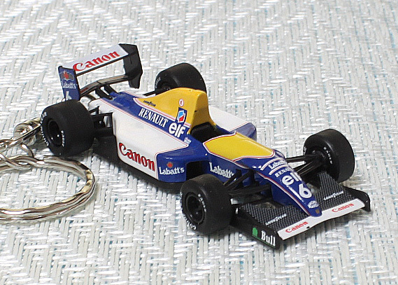 ☆CANON WILLIAMS TEAM☆キャノン ウィリアムズ チーム☆FW14B☆1992☆F1☆リカルド・パトレーゼ☆ミニカー☆キーホルダー・アクセサリー☆の画像1