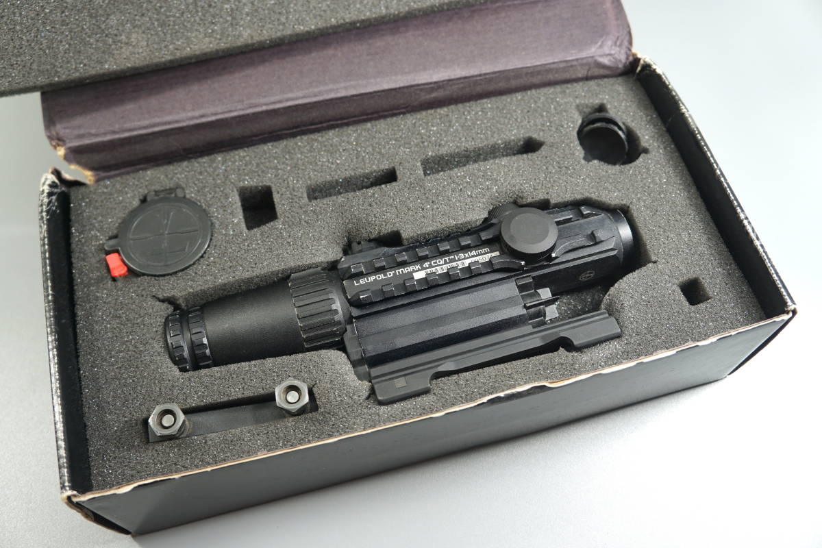 廃盤 Leupold Mark 4 CQ/T 1-3x A.R.M.S. 純正マウント付属 廃盤 Leupold Mark 4 CQ/T 1-3x A.R.M.S. 純正マウント付属