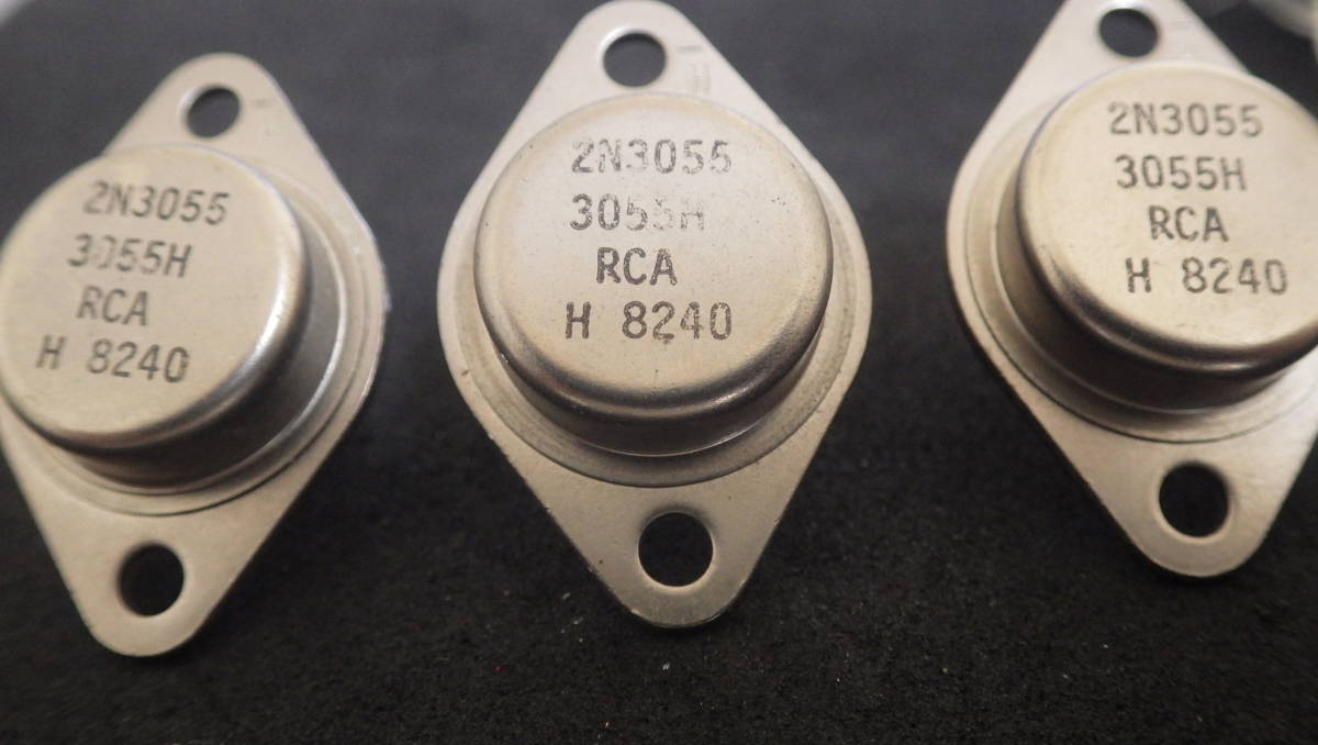 2N3055 RCA 3 piece 