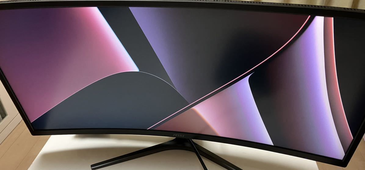 MSI Optix MAG341CQ ウルトラワイドモニター 湾曲パネル 難あり? VESA