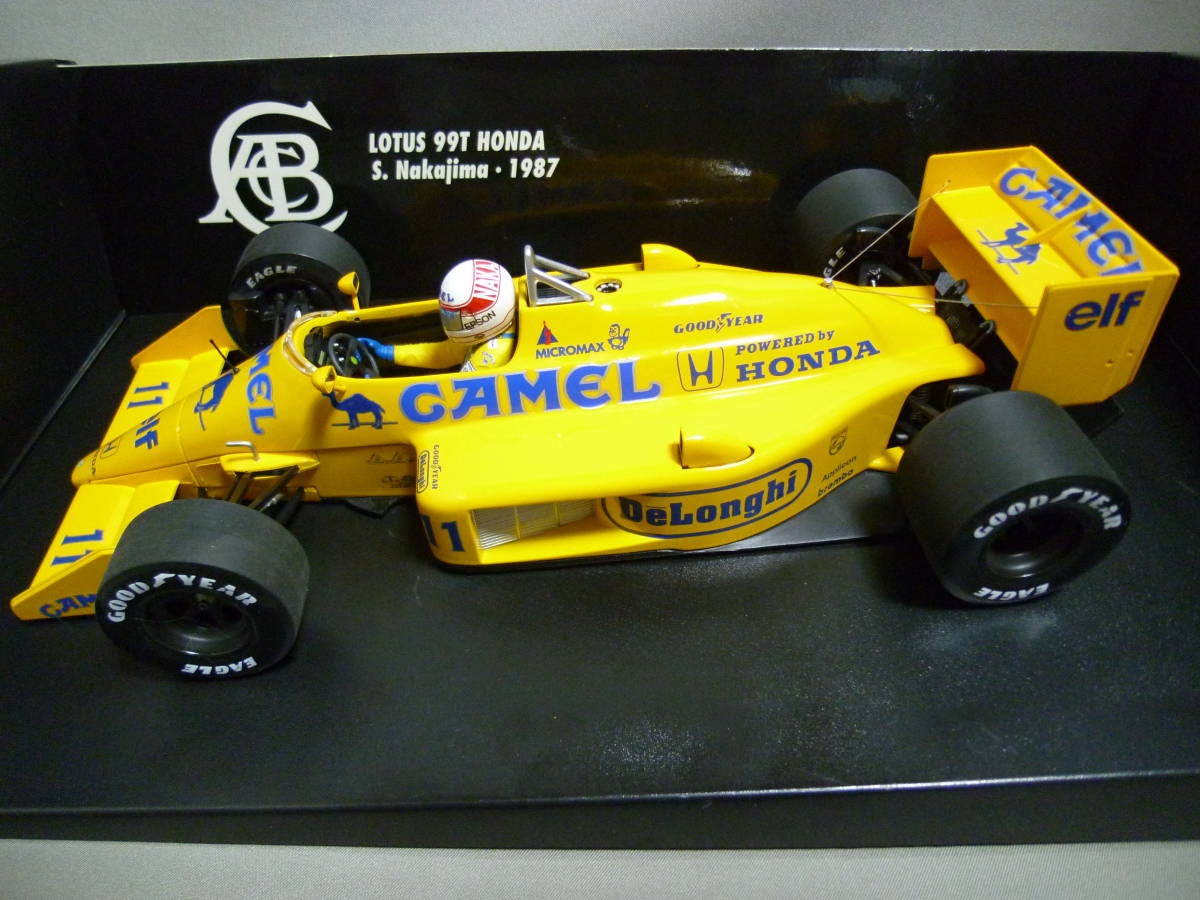 PMA 1/18 ロータス ホンダ 99T 中嶋悟 1987 CAMEL タバコ仕様 - JChere