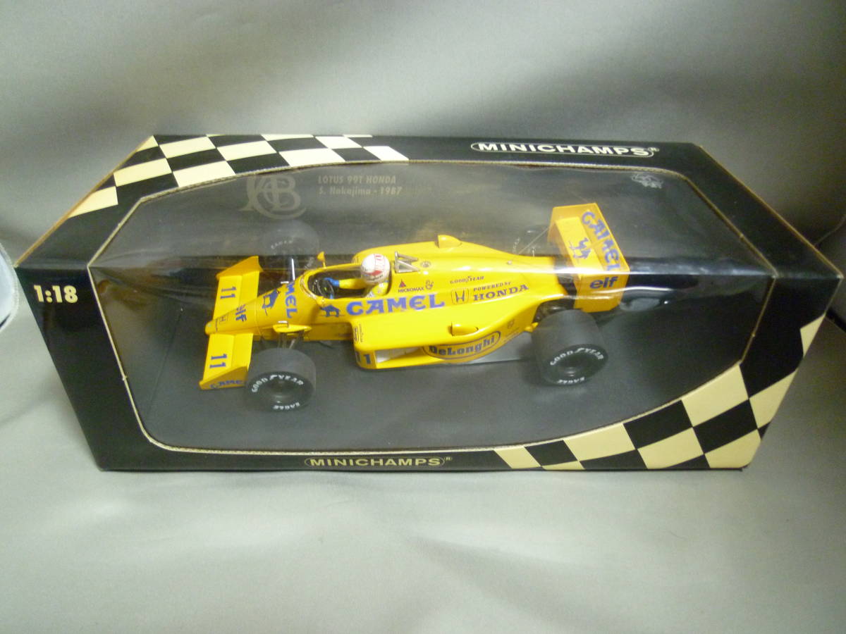 PMA 1/18 ロータス ホンダ 99T 中嶋悟 1987 CAMEL タバコ仕様 - JChere