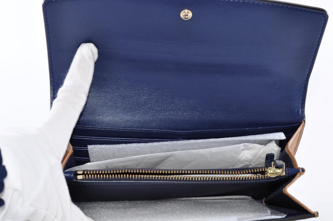 極美品 Tory Burch トリーバーチ 長財布 ロングウォレット 2つ折り