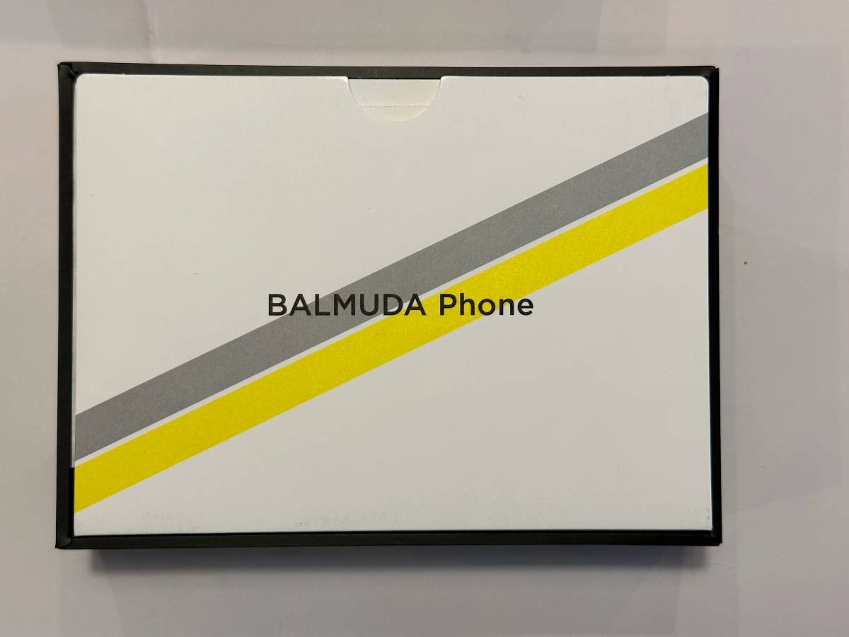 ☆SoftBank BALMUDA Phone Black 制限 SIMフリー ☆バルミューダ