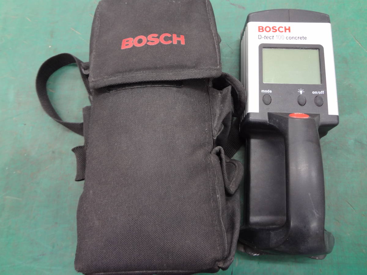 ●BOSCH　ボッシュ　鉄筋探査機　ウォールスキャナー　D-tect100　鉄筋探知機　コンクリート探知機　●3※402