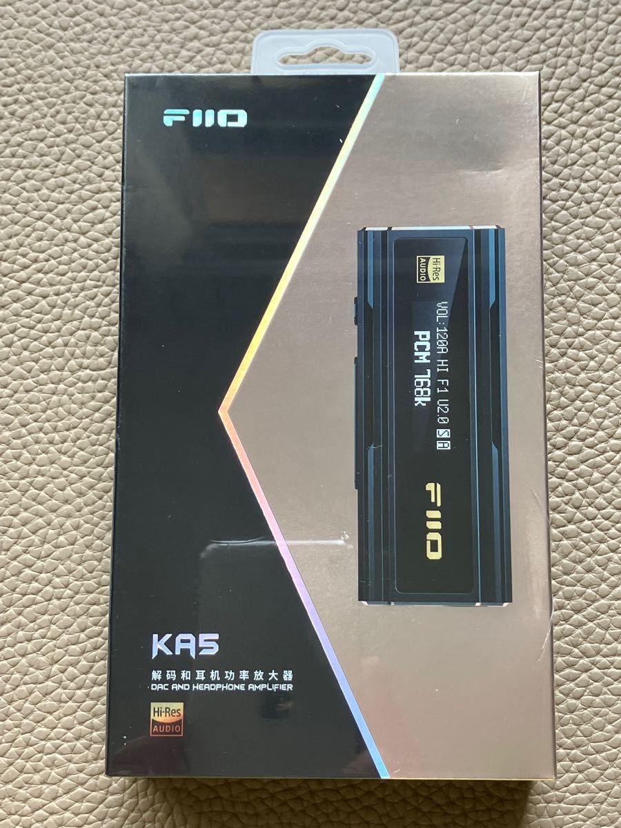 返品交換不可】 新品未開封 FiiO KA5 白 ヘッドホン アンプ