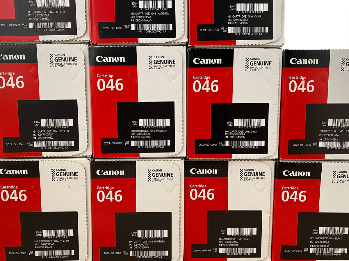 ◇◇ 新品未開封 純正品 CANON トナーカートリッジ046 4色セット 計11