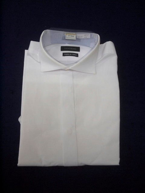 . costume liquidation goods 447 for man formal for shirt M size white ( used ) letter pack post service shipping un- possible 