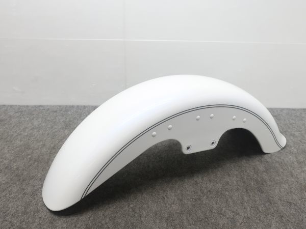 美品 ソフテイル FLSTF 2002 純正 フロントフェンダー ホワイトパール? ◆返品可 ●140サイズ X25076K T06K 60