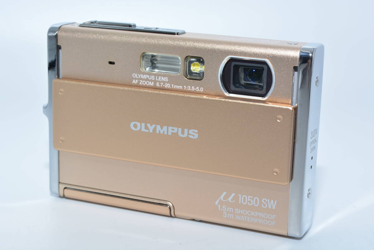 【極上品】 OLYMPUS デジタルカメラ μ1050 (ミュー) ゴールド μ1050SW GLD　＃5779