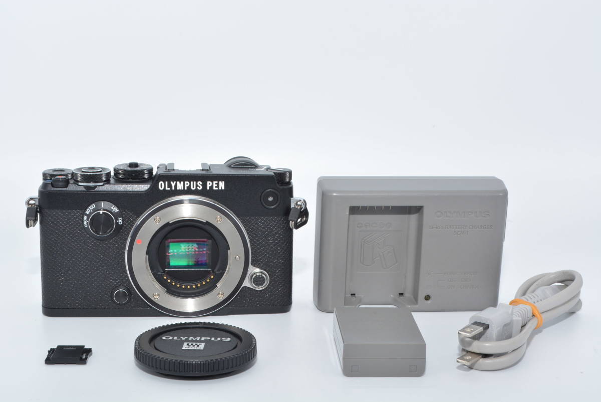39700円 【極上品】 OLYMPUS ミラーレス一眼 PEN-F Body BLK 39700円 【極上品】 OLYMPUS ミラーレス一眼 PEN-F Body BLK