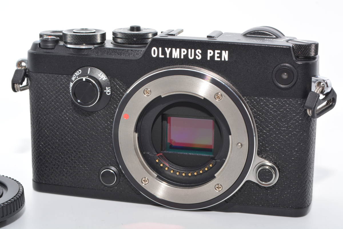 【極上品】 OLYMPUS ミラーレス一眼 PEN-F Body BLK　＃5766