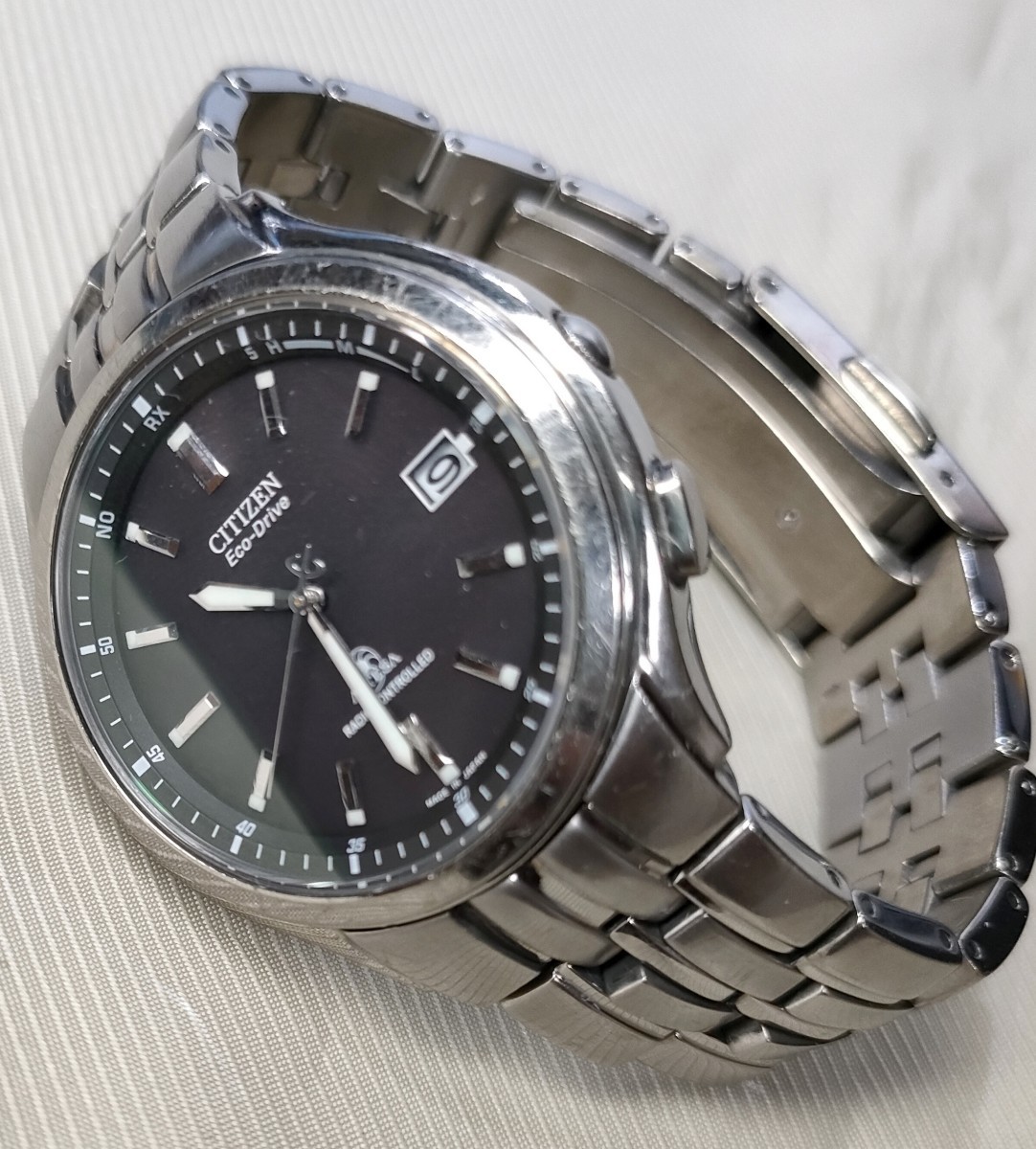 稼働品 シチズン アテッサ エコドライブ 定価55 000円 CITIZEN 稼働品 シチズン アテッサ エコドライブ 定価55 000円 CITIZEN