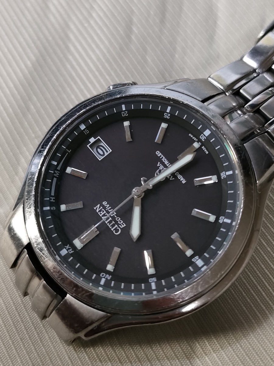 稼働品 シチズン アテッサ エコドライブ 定価55 000円 CITIZEN 稼働品 シチズン アテッサ エコドライブ 定価55 000円 CITIZEN
