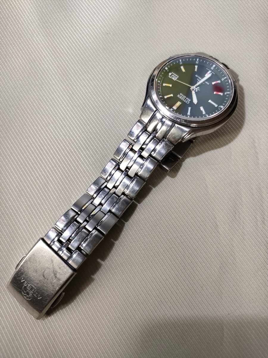 稼働品 シチズン アテッサ エコドライブ 定価55 000円 CITIZEN 稼働品 シチズン アテッサ エコドライブ 定価55 000円 CITIZEN