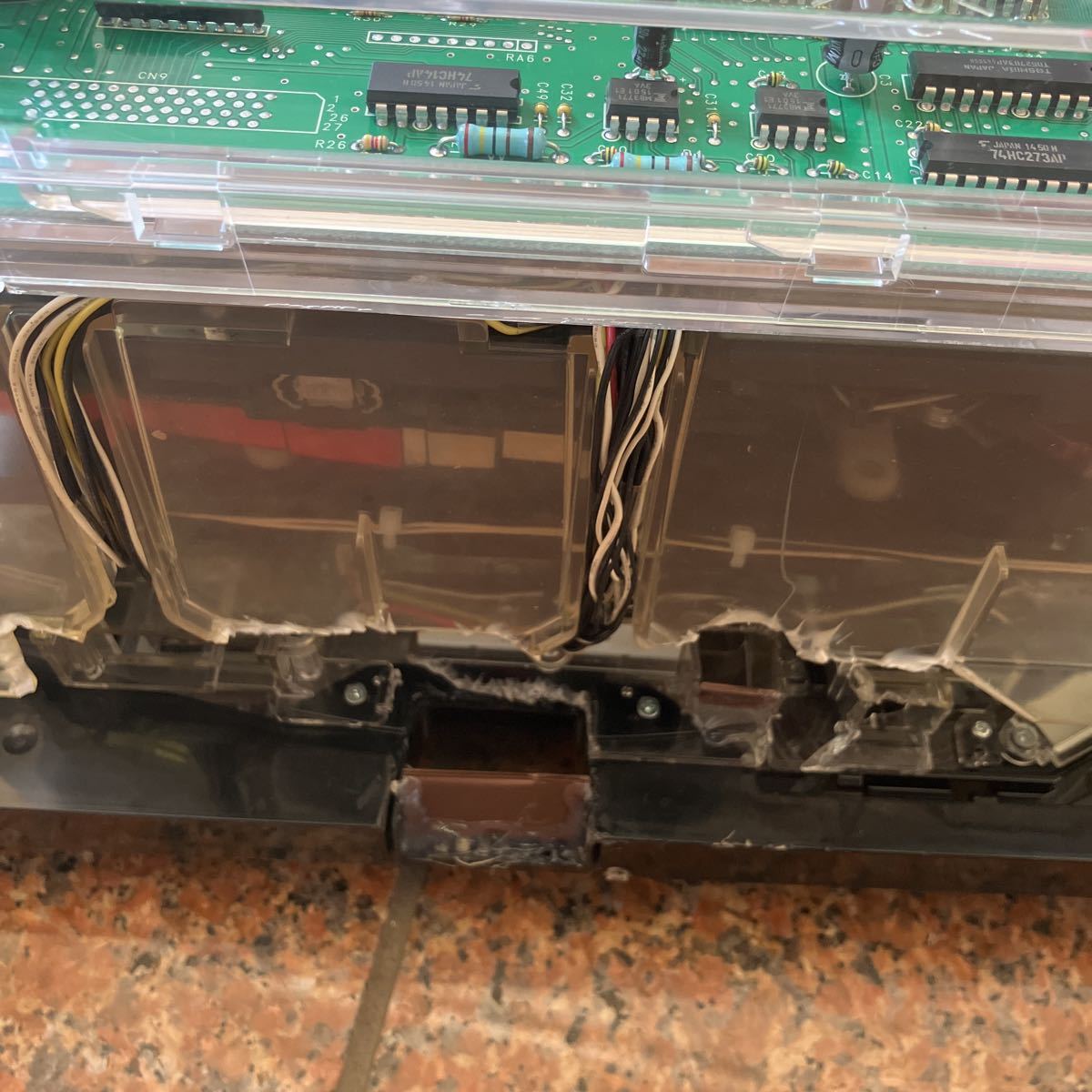 パチンコ CR機動戦艦ナデシコ2S セル盤 加工跡あり ナデシコ パチンコ CR機動戦艦ナデシコ2S セル盤 加工跡あり ナデシコ
