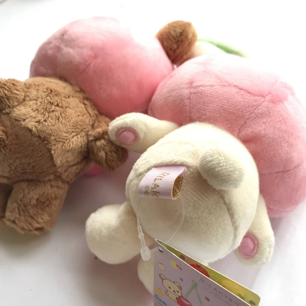 コリラックマ チャイロイコグマ フルーツなかよしぬいぐるみ コリラックマ チャイロイコグマ フルーツなかよしぬいぐるみ