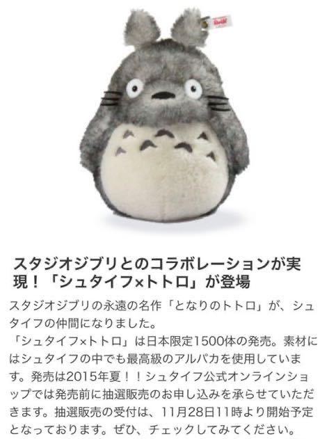 シュタイフ(Steiff) × トトロ | normanhubbard.com