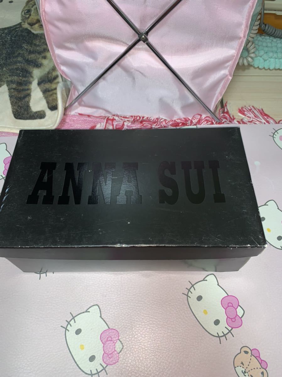 ANNA SUI × Hello Kitty コラボアイテム サンダル 黒 Mサイズ ANNA SUI × Hello Kitty コラボアイテム サンダル 黒 Mサイズ