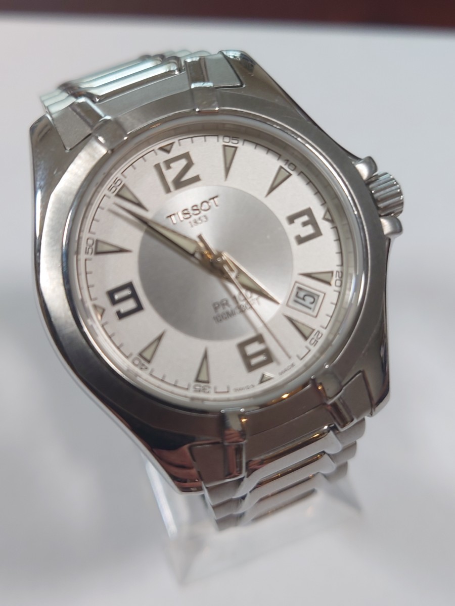 ☆TISSOT PR100 ティソ クォーツ デイト P660/760☆ | cyclopsrecords.info