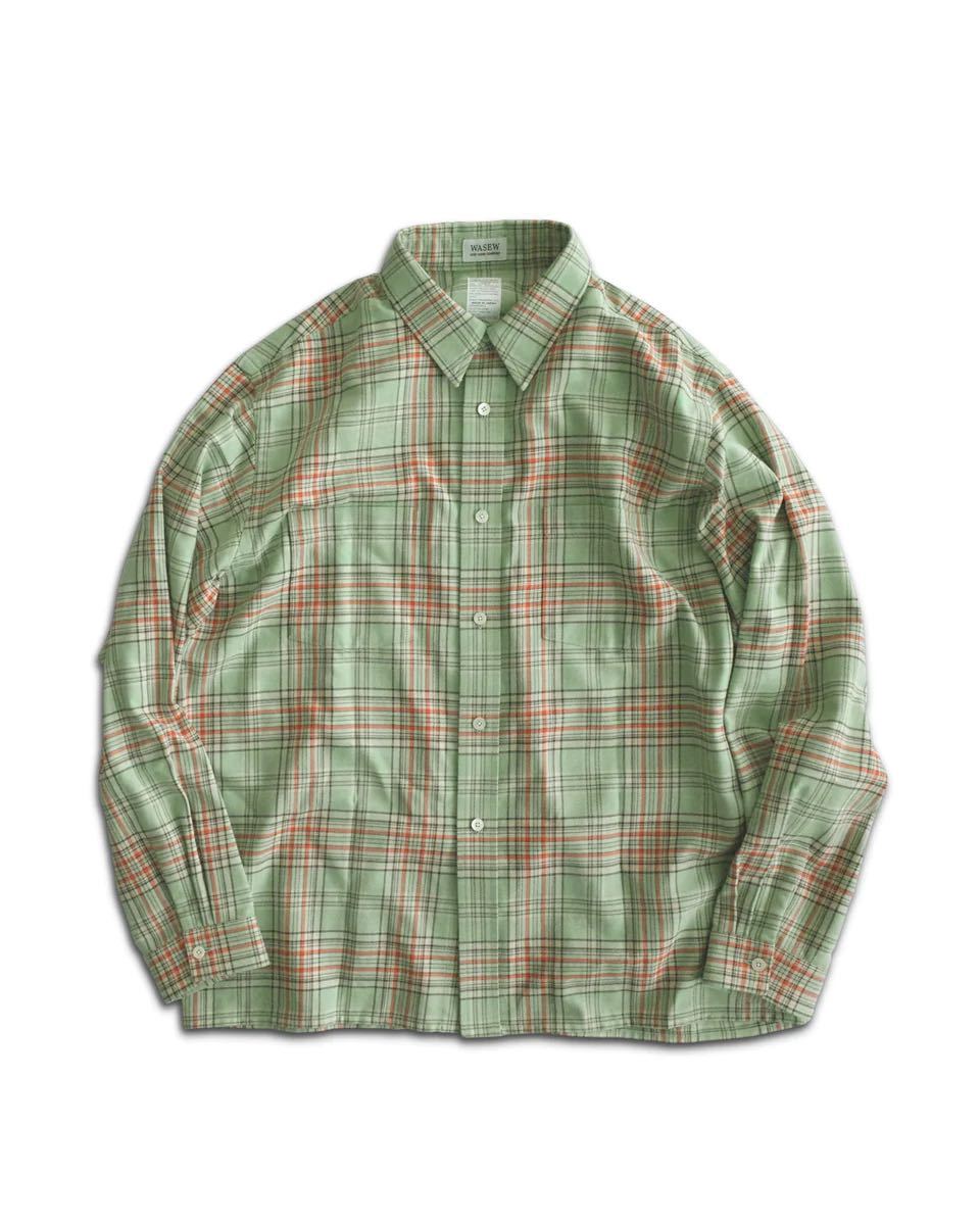 再入荷】 SHIRT ONE CHECK XLサイズ WASEW マドラスチェック 日本製