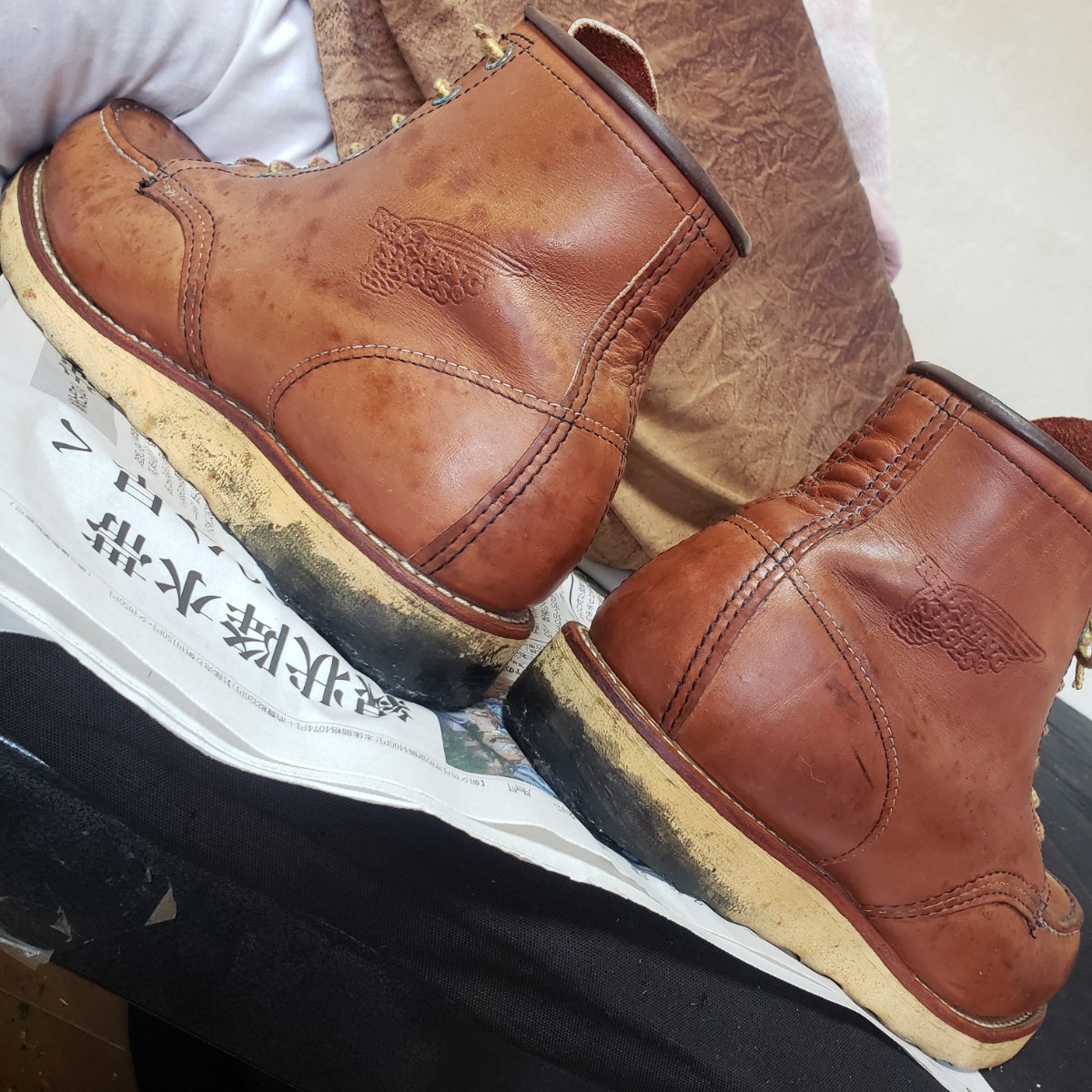 ヴィンテージ vintage 羽タグ REDWING レッドウィング 8131 アイリッシュセッター IRISH SETTER 皮革 leather 米国製 ブーツ BOOTS レザー