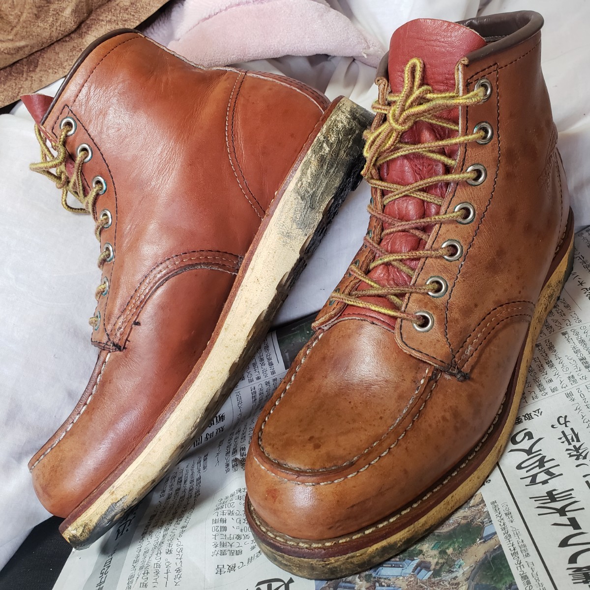 ヴィンテージ vintage 羽タグ REDWING レッドウィング 8131 アイリッシュセッター IRISH SETTER 皮革 leather 米国製 ブーツ BOOTS レザー