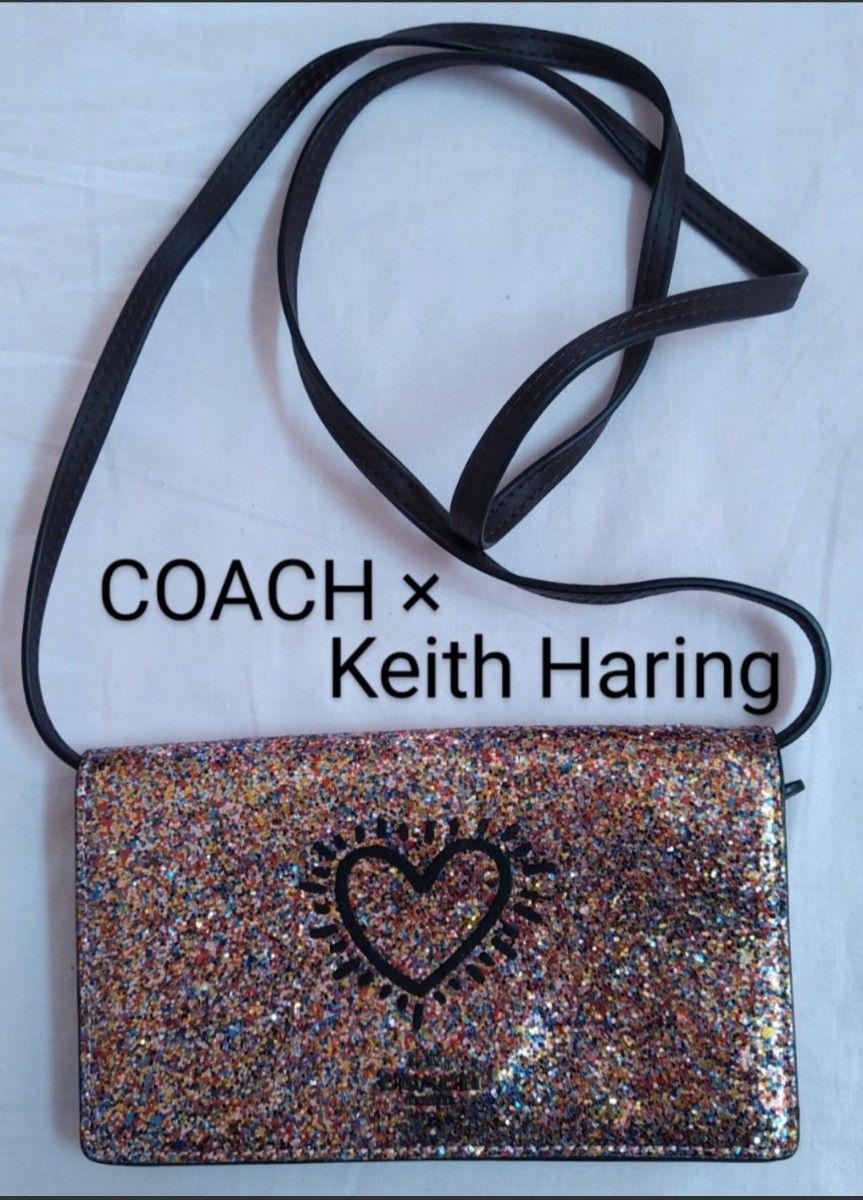 COACH(コーチ)× Keith Haring(キース・ヘリング)お財布ショルダー【未