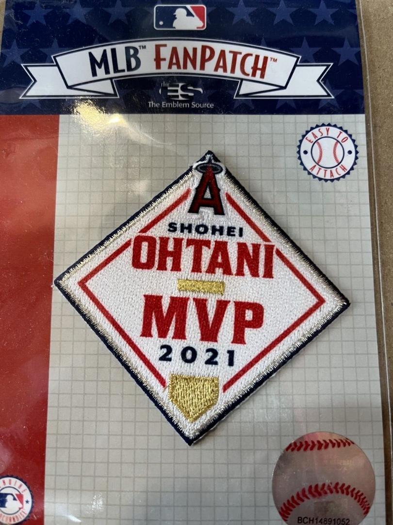 2021 MVP 大谷翔平 ロサンゼルス エンジェルス パッチ OFFICIAL